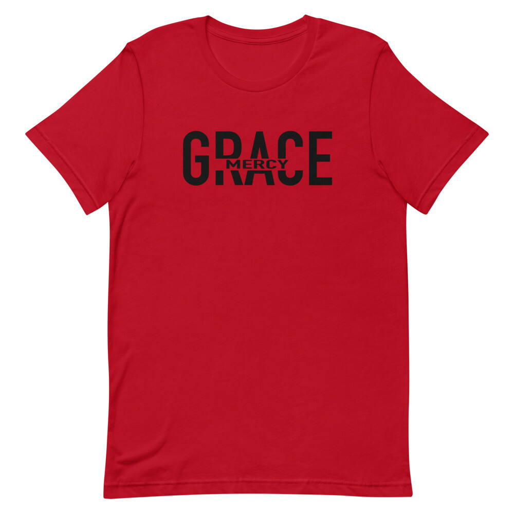 GRACE AND MERCY T-SHIRT (BLK FONT) UNISEX