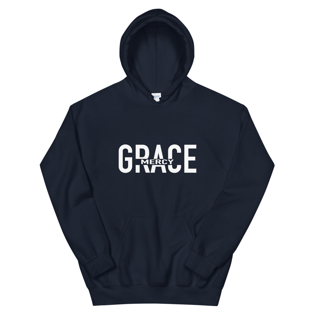 GRACE AND MERCY HOODIE (WHT FONT) UNISEX