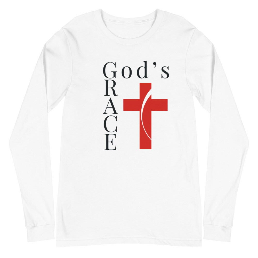 GOD&#39;S GRACE CROSS LONG SLEEVE UNISEX