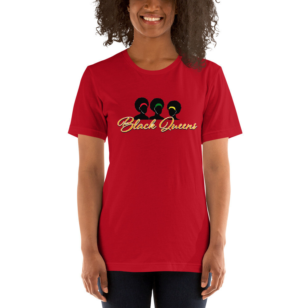 BLACK QUEEN&#39;S T-SHIRT, Color: Red, Size: S
