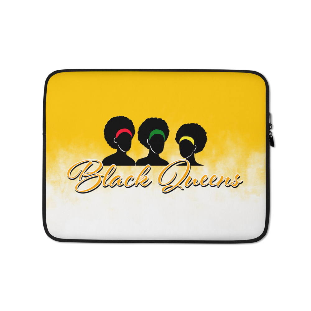 BLACK QUEEN&#39;S LAPTOP SLEEVE