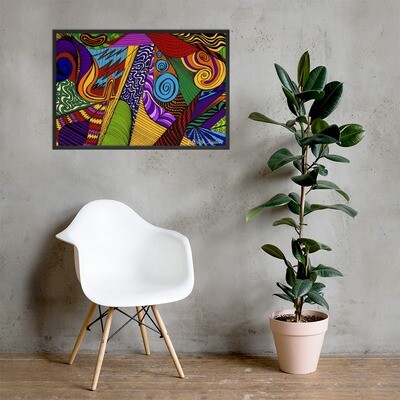 ART - ELEMENTS FRAMED POSTER