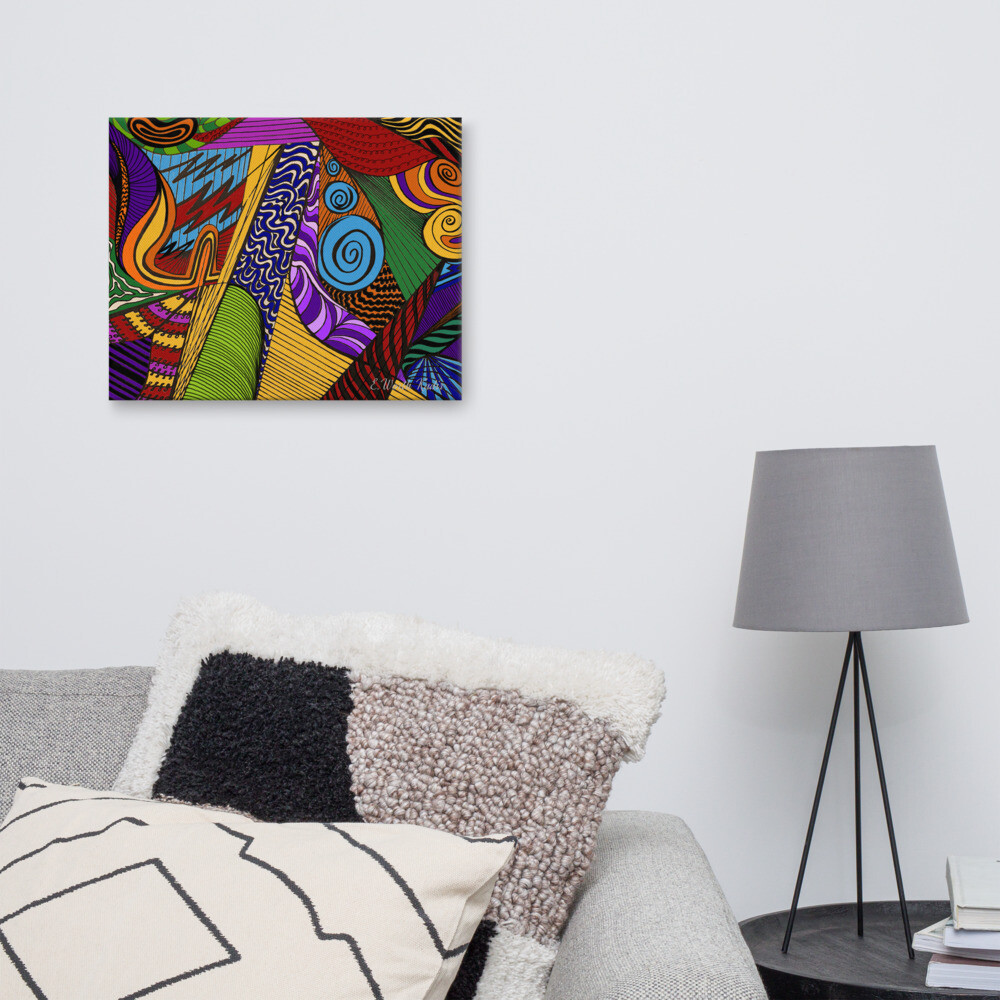 ART - ELEMENTS CANVAS PRINT, Size: 16×20
