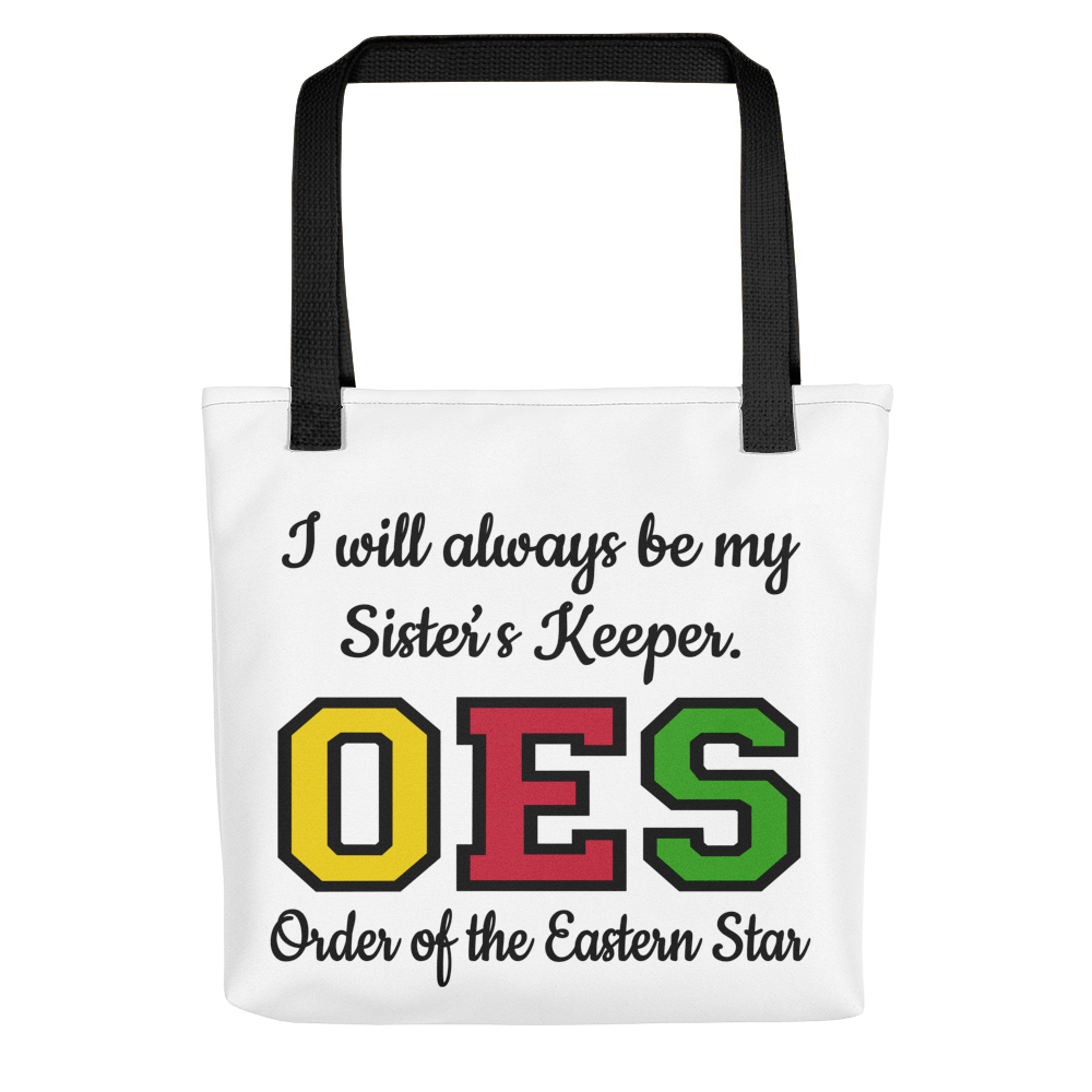 EASTERN STAR TOTE BAG, Color: Black