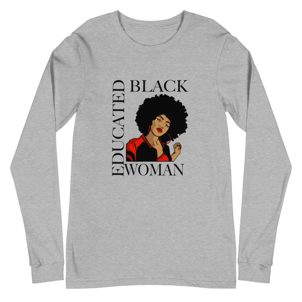 EDUCATED BW LONG SLEEVE, Color: Athletic Heather, Size: XS