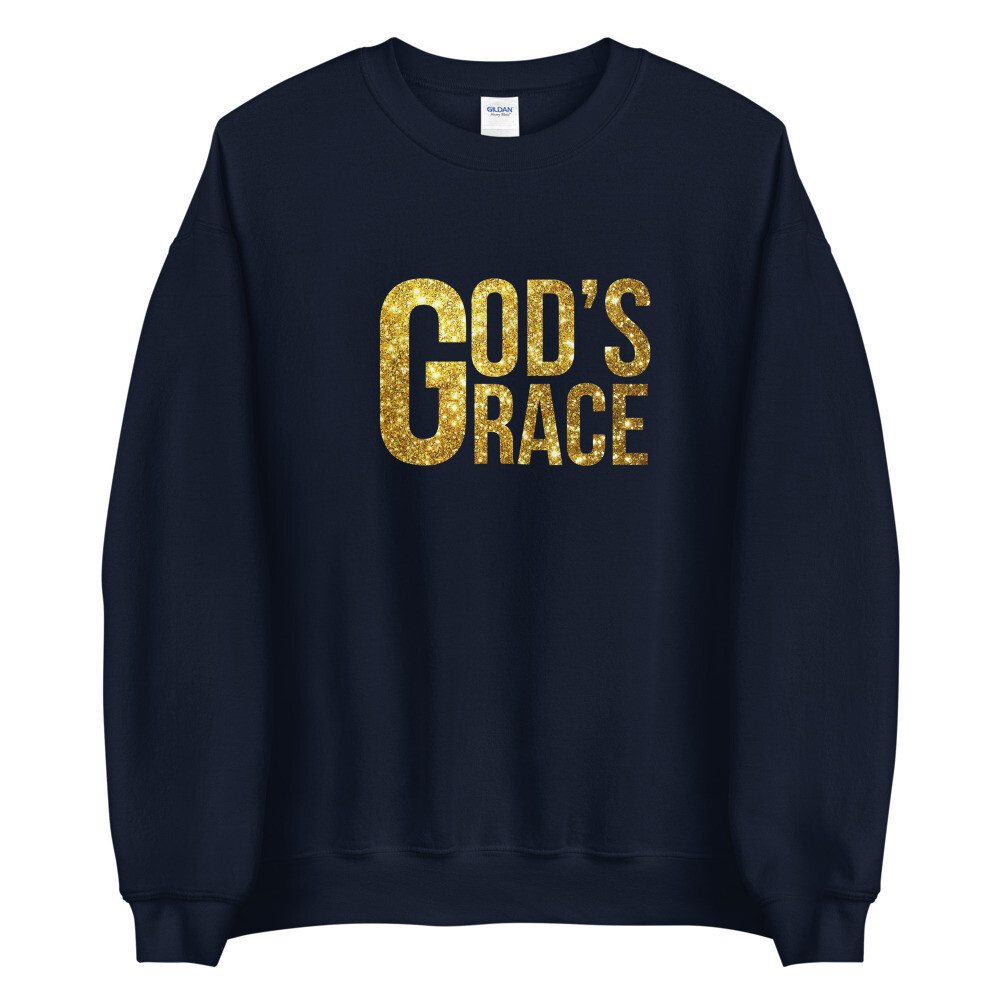 GOD&#39;S GRACE GOLD UNISEX SWEATSHIRT