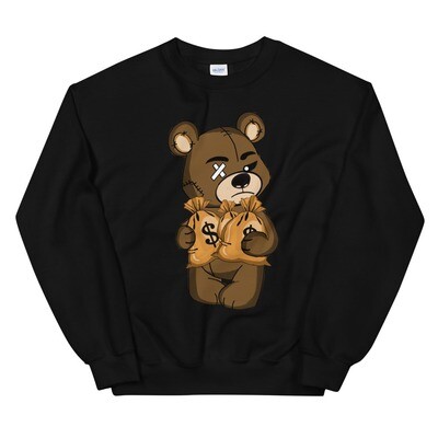 MONEY BEAR UNISEX SWEATSHIRT