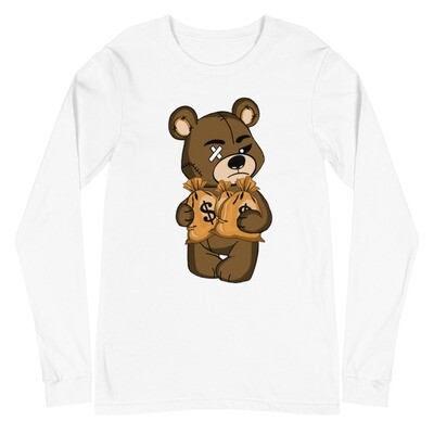 MONEY BEAR UNISEX LONG SLEEVE