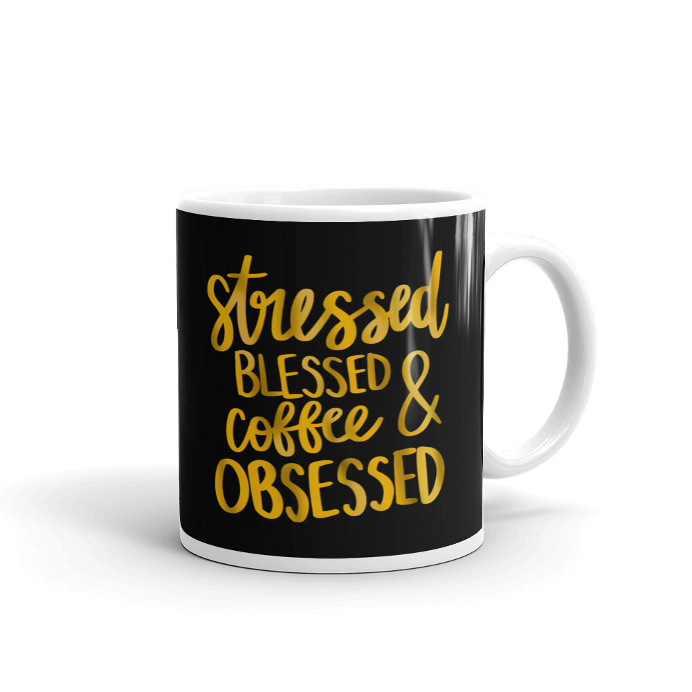 MUGS - COFFEE OBSESSED, Size: 11oz