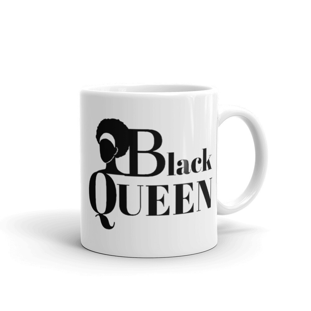MUGS - BLACK QUEEN SILHOUETTE