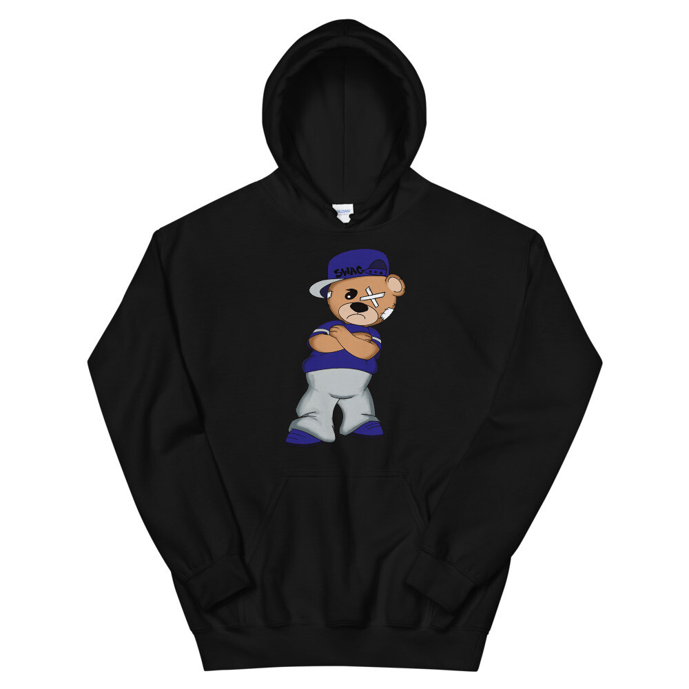 SWAG BEAR HOODIE, Color: Black, Size: S
