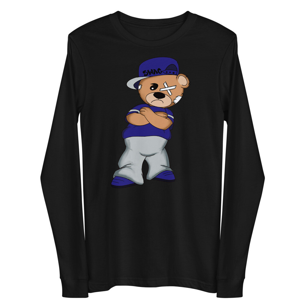SWAG BEAR LONG SLEEVE, Color: Black, Size: XS