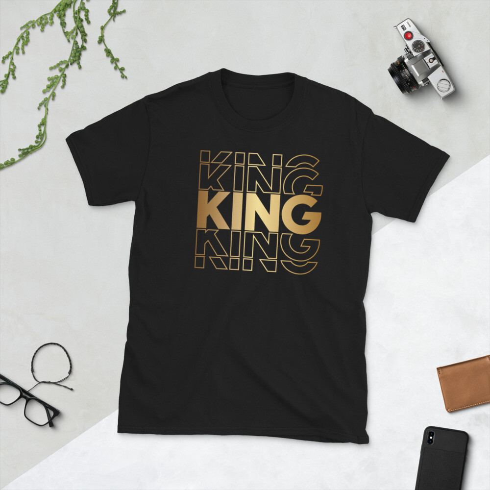 KING KING SHORT SLEEVE, Color: Black, Size: S