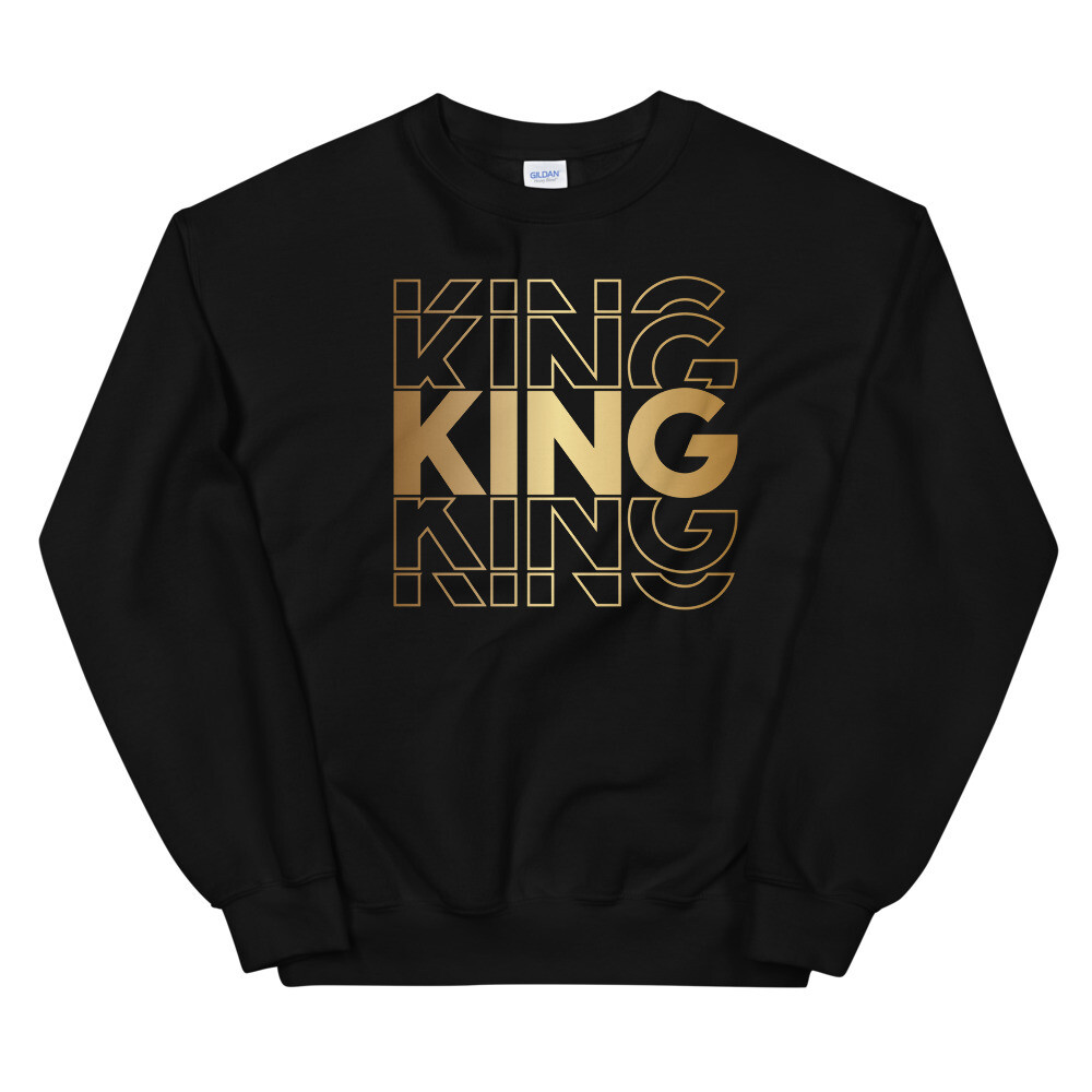 KING KING SWEATSHIRT, Color: Black, Size: S