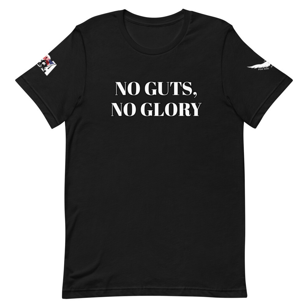 NO GLORY UNISEX SHORT SLEEVE, Color: Black, Size: XS