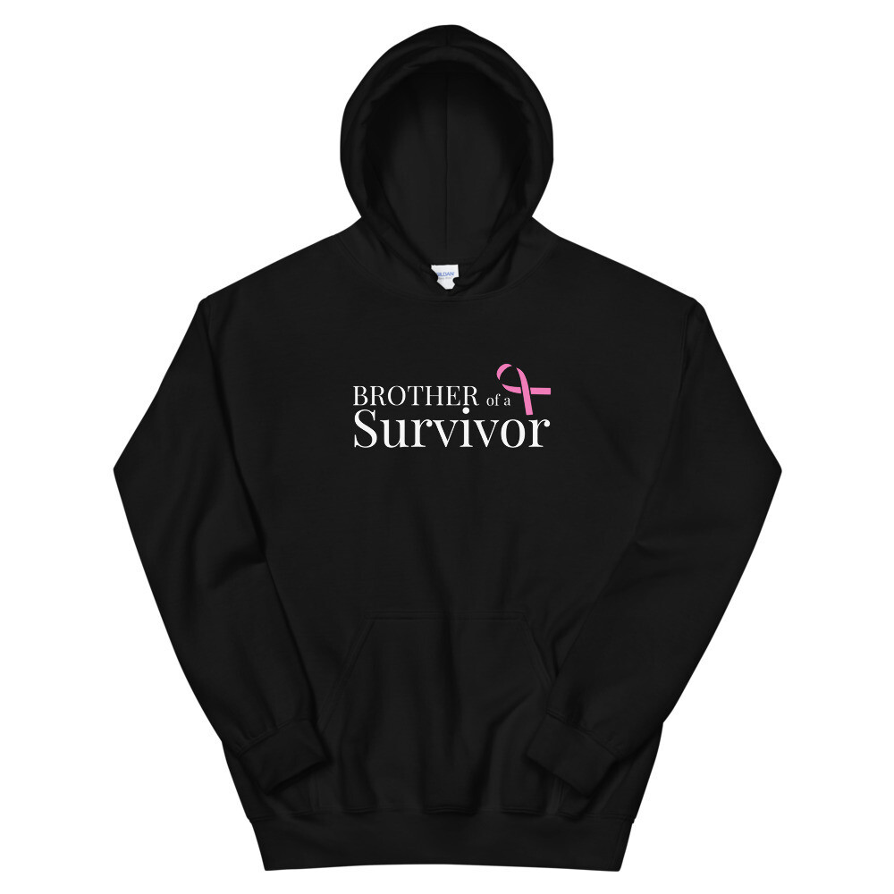 CANCER SURVIVOR BROTHER HOODIE, Size: S