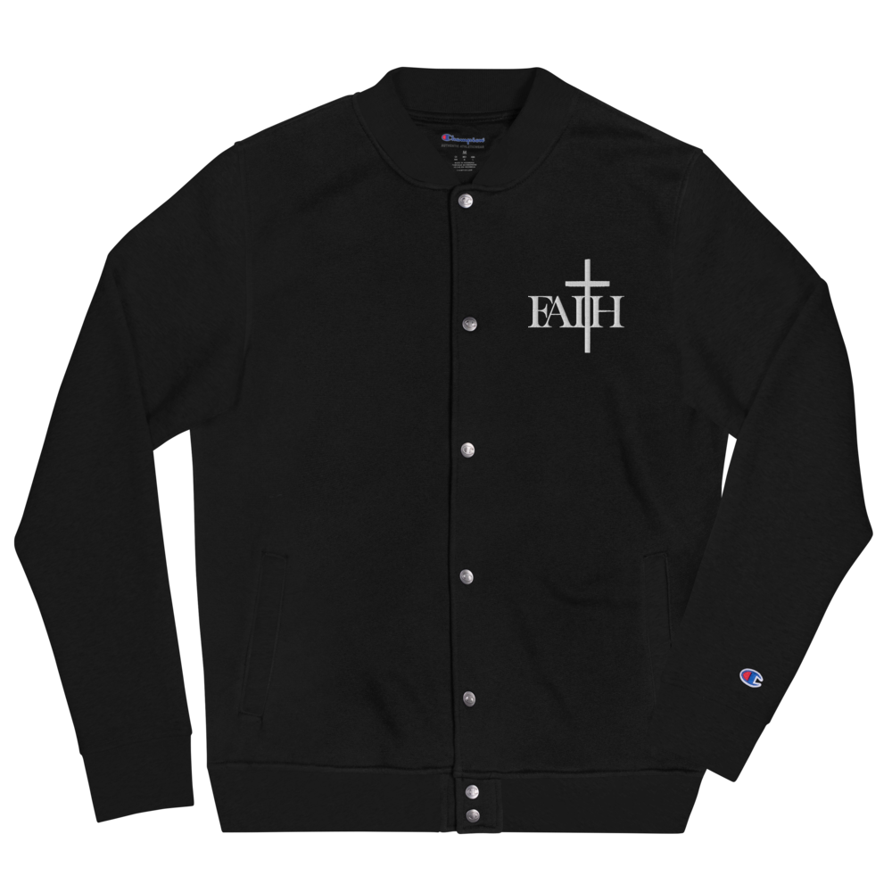 EMBROIDERED CHAMPION BOMBER JACKET, Size: S