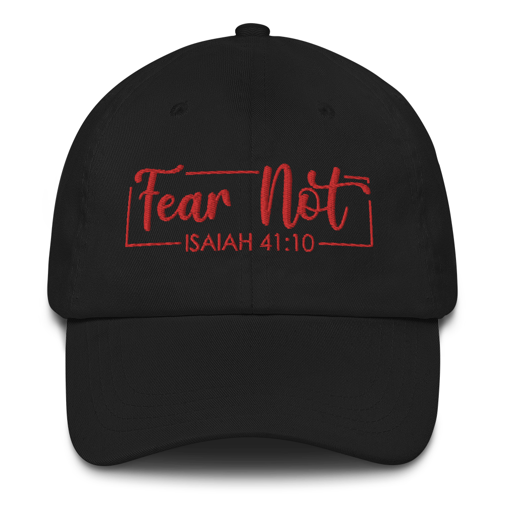 FEAR NOT HAT, Color: Black