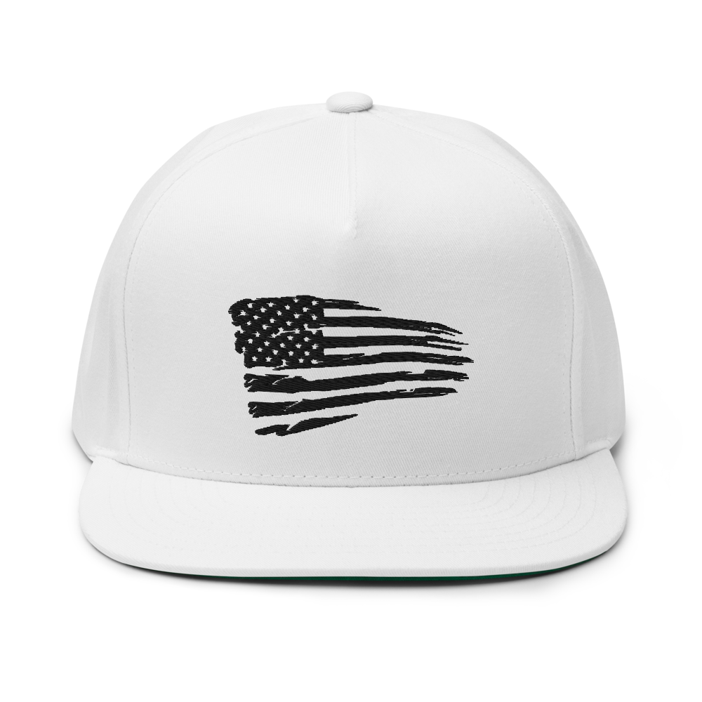DISTRESSED FLAG CAP