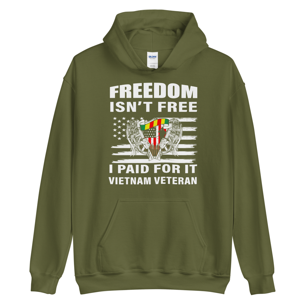 FREEDOM ISN&#39;T FREE UNISEX HOODIE