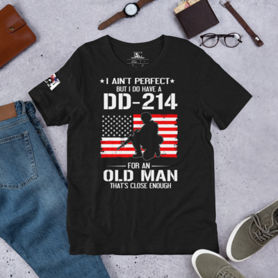 DD 214 SHORT SLEEVE UNISEX T- SHIRT
