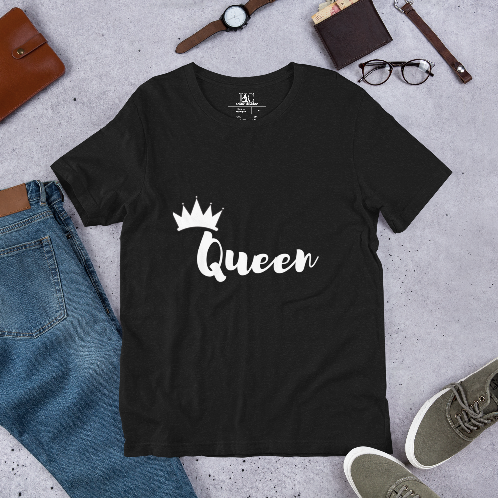 QUEEN SHORT-SLEEVE UNISEX T-SHIRT , Size: S