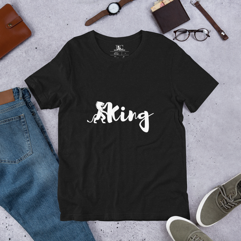 KING SHORT-SLEEVE UNISEX T-SHIRT, Size: S