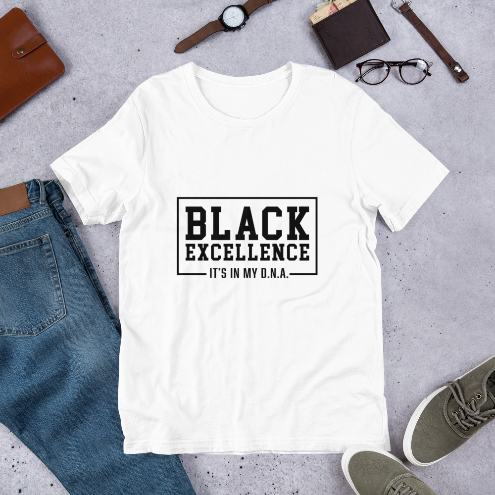 BLACK EXCELLENCE SHORT-SLEEVE UNISEX T-SHIRT 