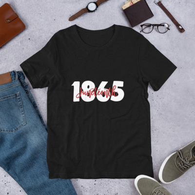 1865 RED SHORT-SLEEVE UNISEX T-SHIRT 