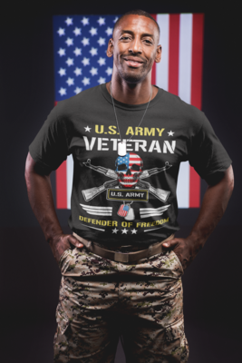 ARMY VETERAN UNISEX T-SHIRT 