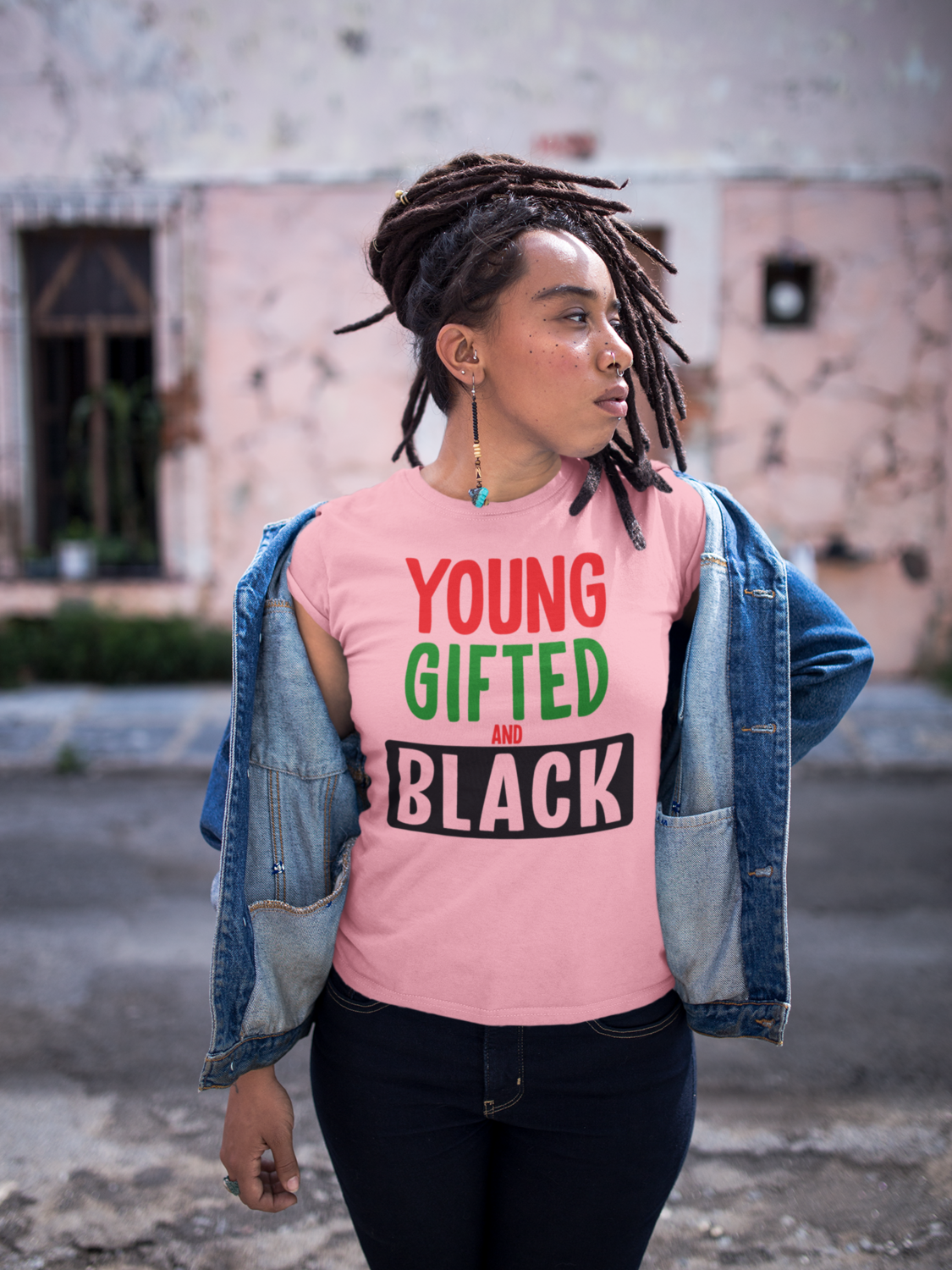 YOUNG GIFTED AND BLACK SHORT-SLEEVE UNISEX T-SHIRT 