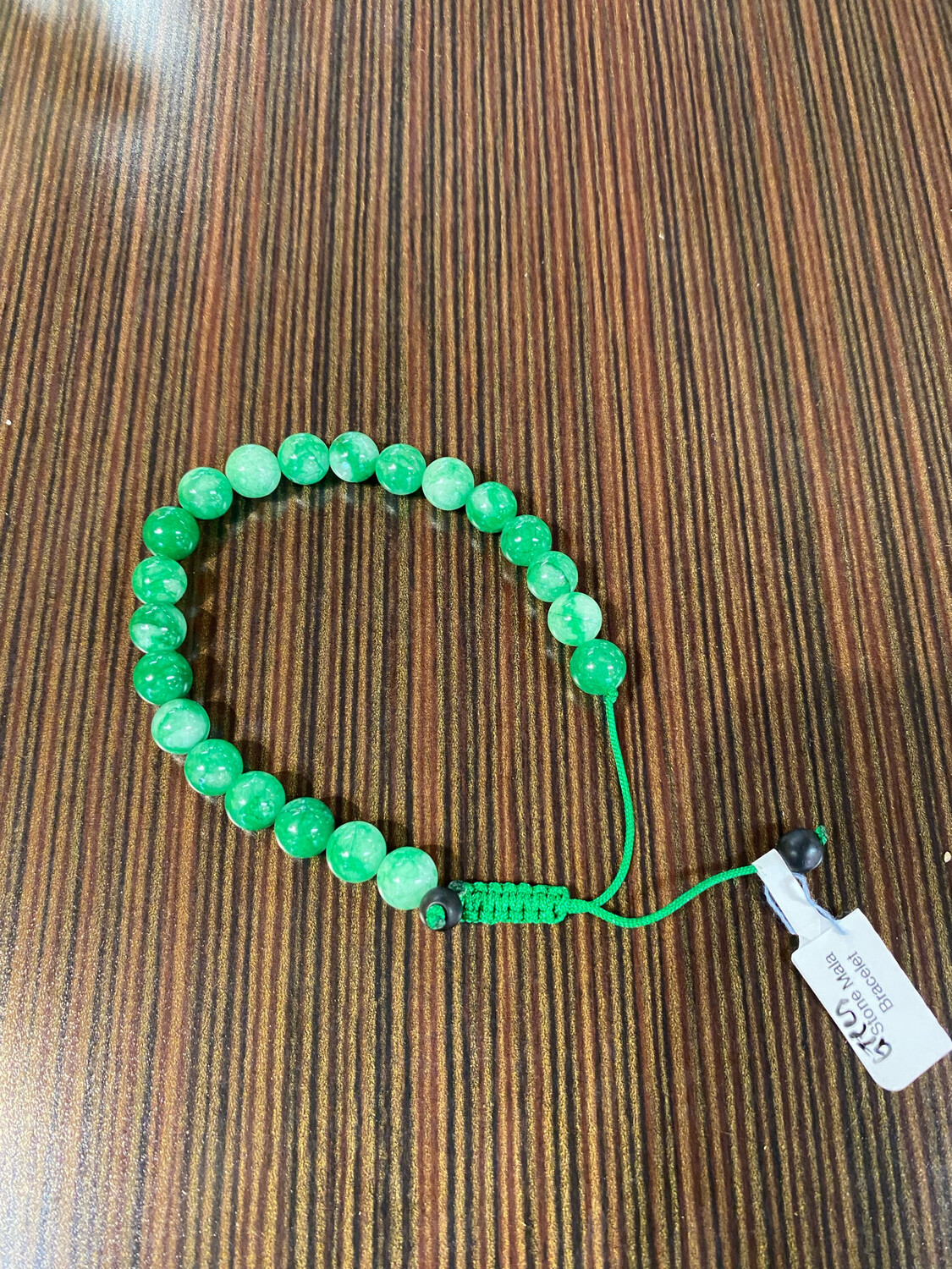 Green Stone Mala Bracelet
