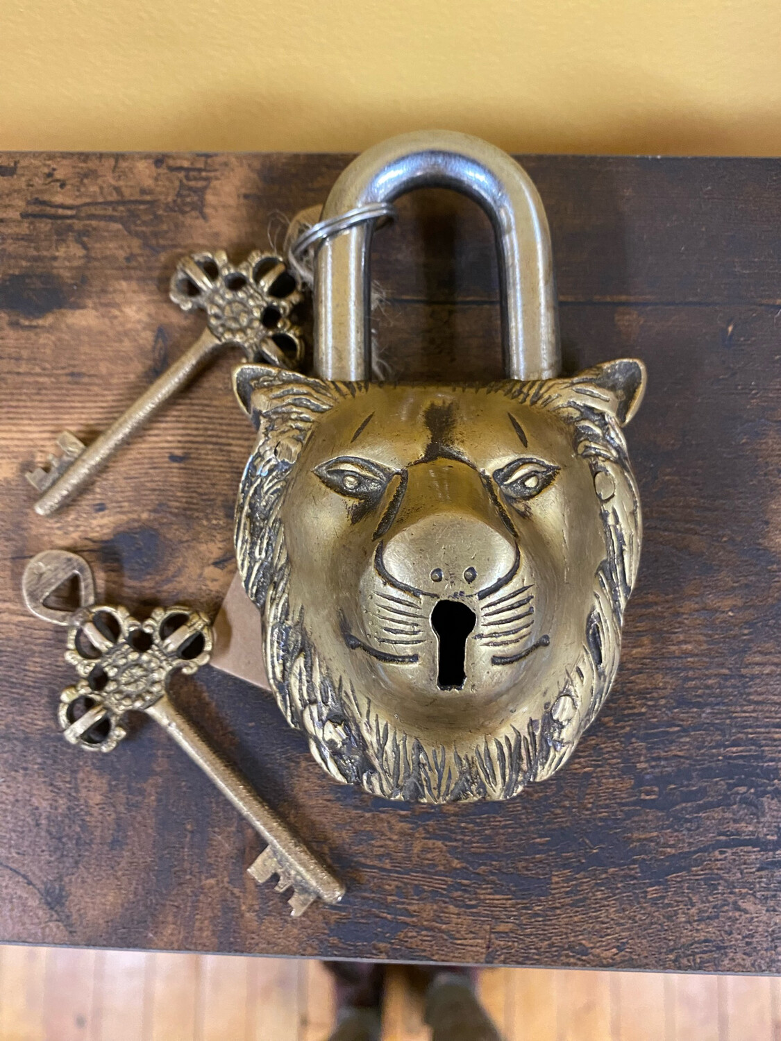 Lion Head Lock And Keys