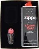 ZIPPO GIFT BOX W/FLUID AND FLINTS