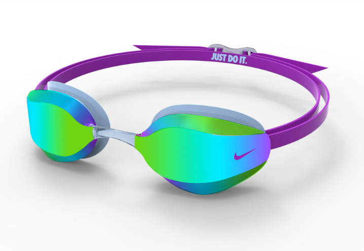 1850010 VAPOR MIRRORED GOGGLE NESSA176 COBALT BLISS 451