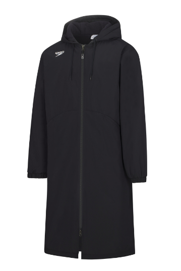 1901000 SPEEDO TEAM PARKA 2.0 BLACK (MSRP $154)