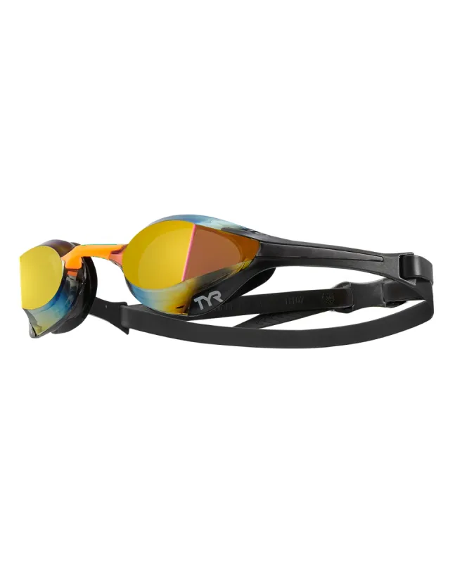 1870083 TRACER X ELITE MIRRORED GOGGLE LGTRXELM GOLD/ORANGE 756