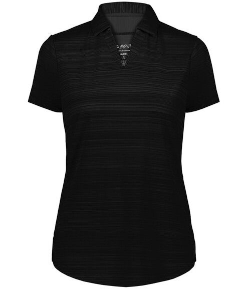 SAL1860034 SALP FM POLO W/ EMB PURSUIT BLACK #7002