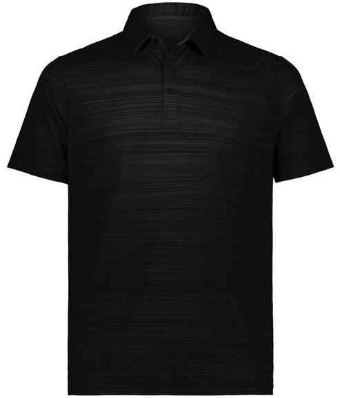 SAL1860032 SALP ML POLO W/ EMB PURSUIT BLACK #7001