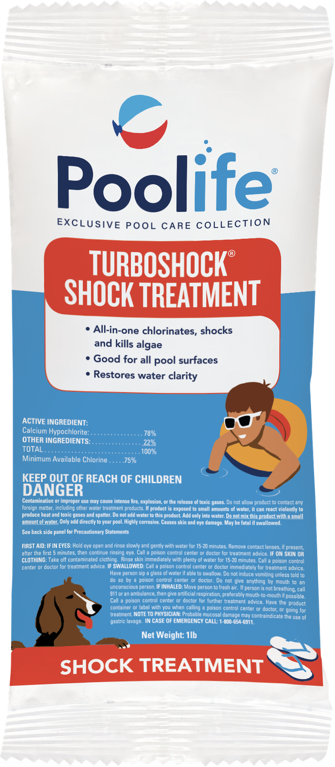 POOLIFE TURBOSHOCK 78% 1LB 22405