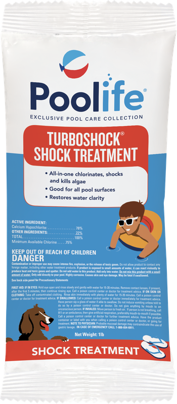 POOLIFE TURBOSHOCK 78% 1LB 22405