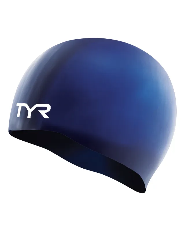 1870097 TYR SILICONE CAP LCS NVY/WHT 408