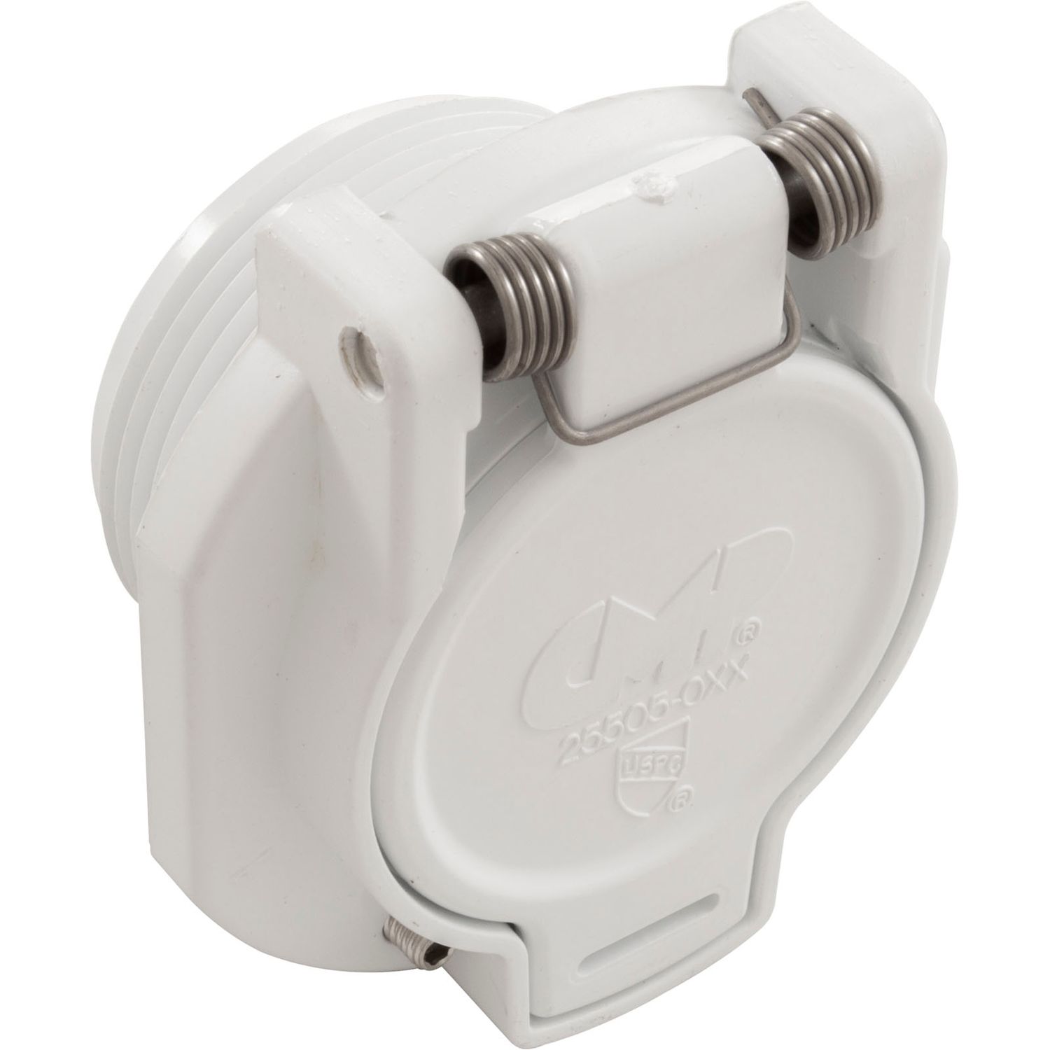 VAC LOCK 1-1/2&quot; MPT WHITE UNIVERSAL