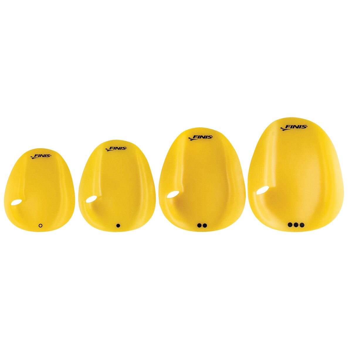 1310010 FINIS AGILITY STRAPLESS TECH PADDLE GOLD XS-LG