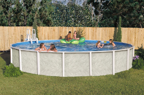 DOUGHBOY SV PACKAGE #2 SUMMERVILLE 18&#39;X52&quot; ROUND STEEL POOL (REG $4720.85)