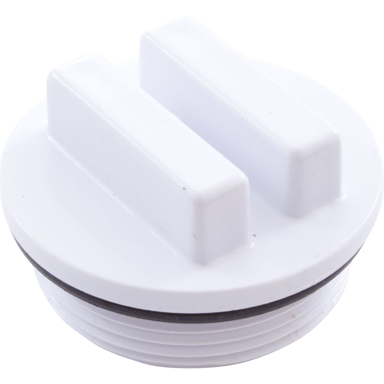 DRAIN PLUG 1-1/2&quot; WITH O-RING WHITE GENERIC