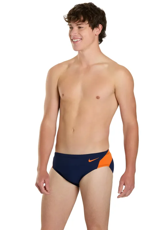 CHS1340008 NIKE VEX BRIEF W/ EMB NESSA105 ML 24-40 TEAM ORANGE 845 (MSRP $70)
