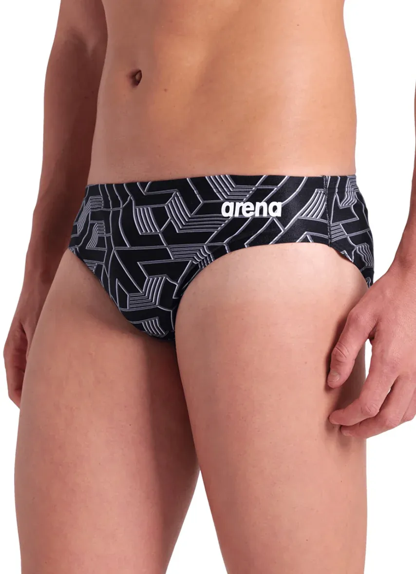 SAL1860079 ARENA BRIEF ESCAPE W/EMB 007742 ML 22-44 TEAM BLACK 500