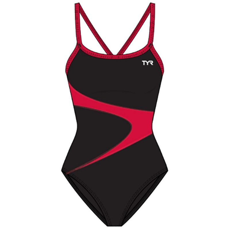 THS1880005 TYR DIAMONDFIT DURAFAST ELITE VANGUARD SPLICE W/ EMB FM 22-40 DALI7 BLK/RED 002 (MSRP $105)