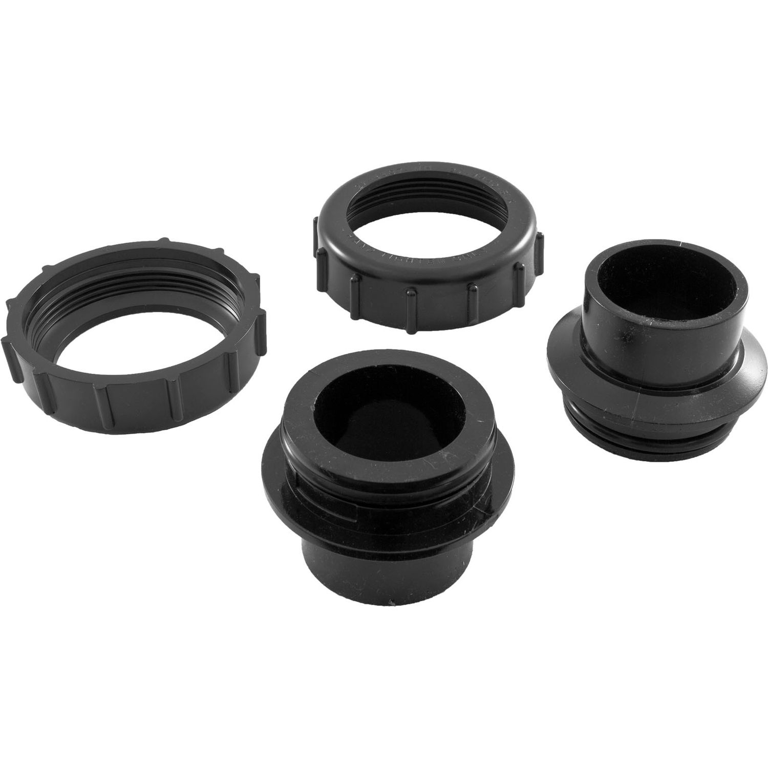 BULKHEAD UNION SET 1.5"X2" BLK AFTER 11/98 PENTAIR 270004